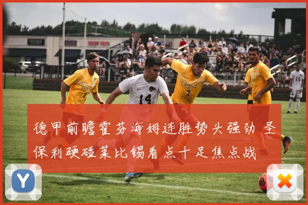 德甲前瞻霍芬海姆连胜势头强劲 圣保利硬碰莱比锡看点十足焦点战
